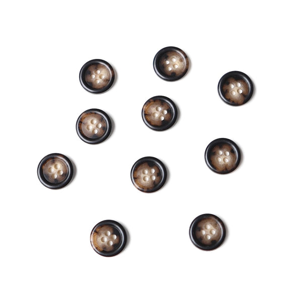 Tortoishell Buttons - Assorted Colours - 15mm