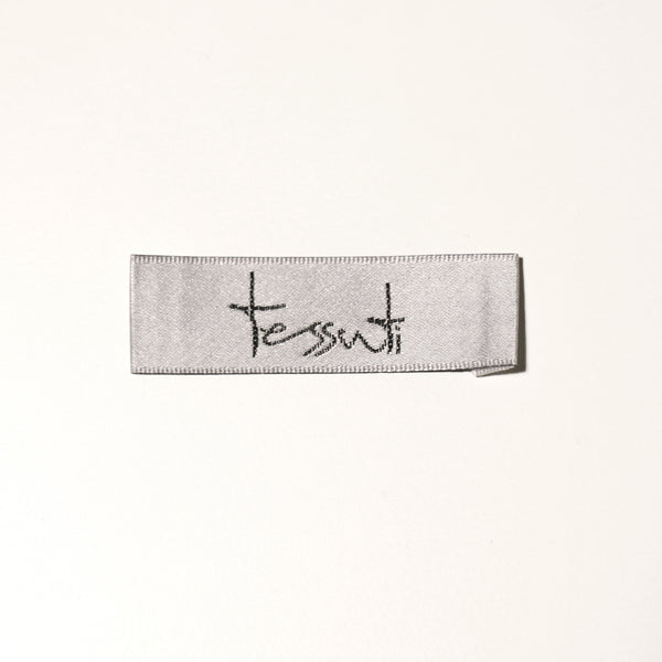 Tessuti Woven Labels - 10 labels (Black or White)