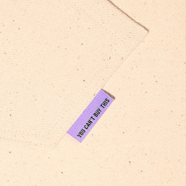 KATM "YOU CAN'T BUY THIS" Labels - Mixed 6 Side Seam and Centrefold Woven Labels