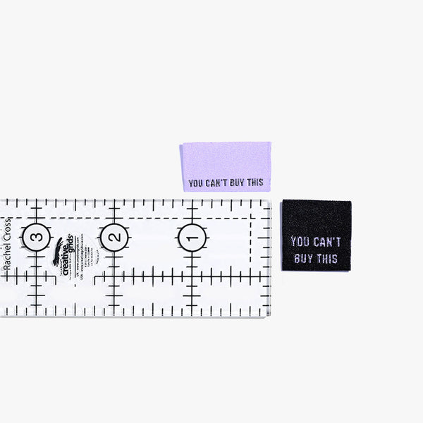 KATM "YOU CAN'T BUY THIS" Labels - Mixed 6 Side Seam and Centrefold Woven Labels