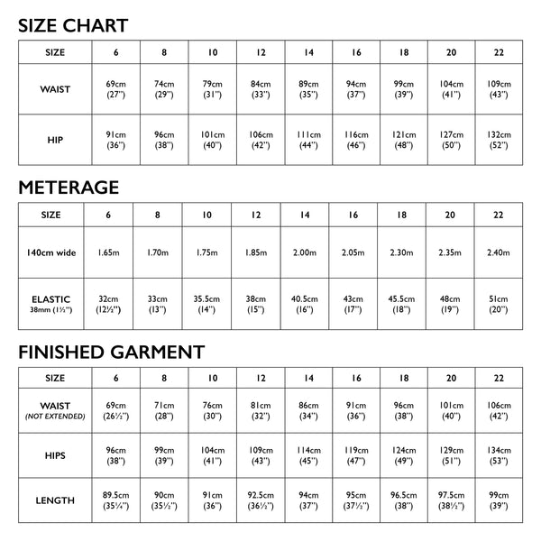 Alba Pants Pattern
