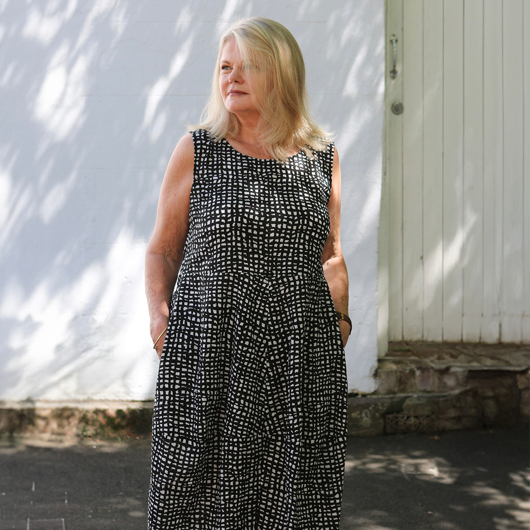 evase design dress Mango Striped Evase Cotton Dress