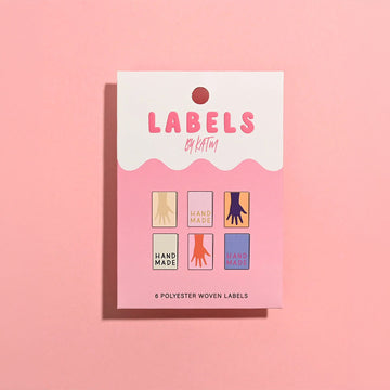 Metallic Mini Hands | 6 Sew-in Labels