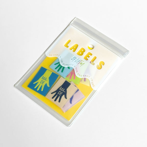 KATM "Made" Labels - Mixed 6 Sew-In Woven Labels