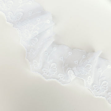 White Lace Trim (6cm wide)