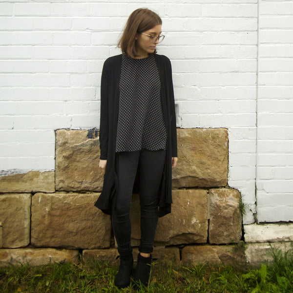 Megan Longline Cardigan Pattern