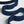 24mm Mousseline Fold Over Elastic - Navy