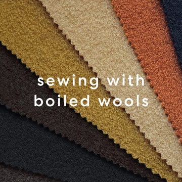 Sewing With Boiled Wool Class - Sydney