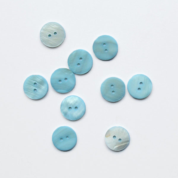 2-Hole Shell Buttons - Assorted Colours