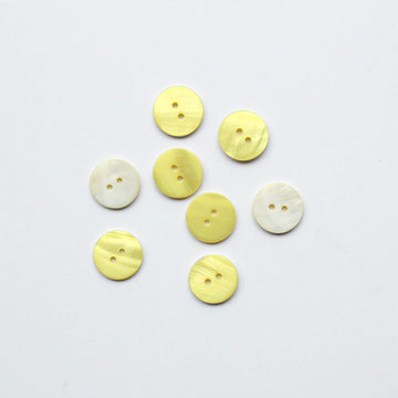 2-Hole Shell Buttons - Assorted Colours