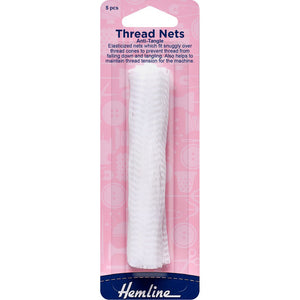 Hemline - Thread Nets 5 Pack - White