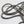 Cord - Charcoal/White - 7.5mm