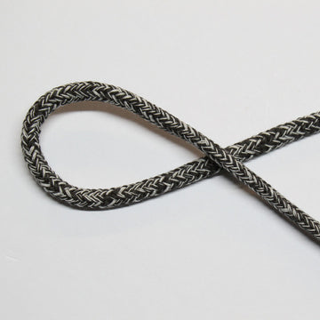 Cord - Charcoal/White - 7.5mm