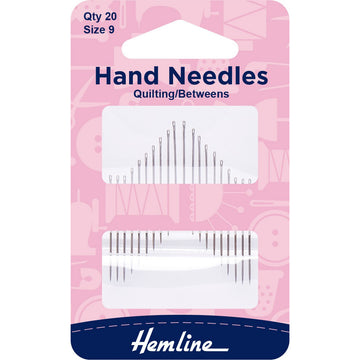 Hemline Hand Needles - Quilting/Betweens - Size 9