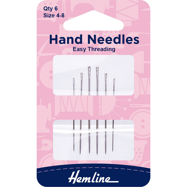Hemline - Hand Sewing Needles - Easy Threading
