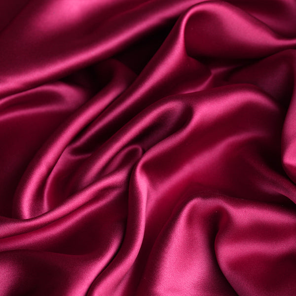 Crimson Silk Satin - 19mm