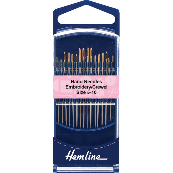Hemline - Hand Sewing Needles (Sharps Size 5-10)