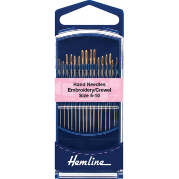Hemline - Hand Sewing Needles (Sharps Size 5-10)