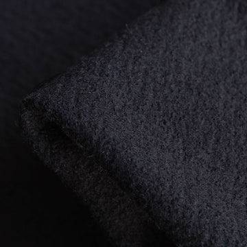 Iconic Navy Boiled Wool