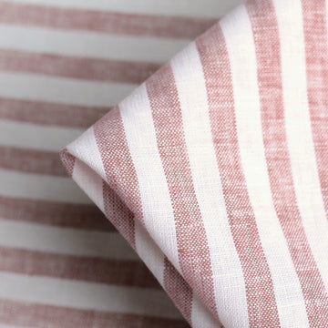 Vogue Stripe Clay Linen