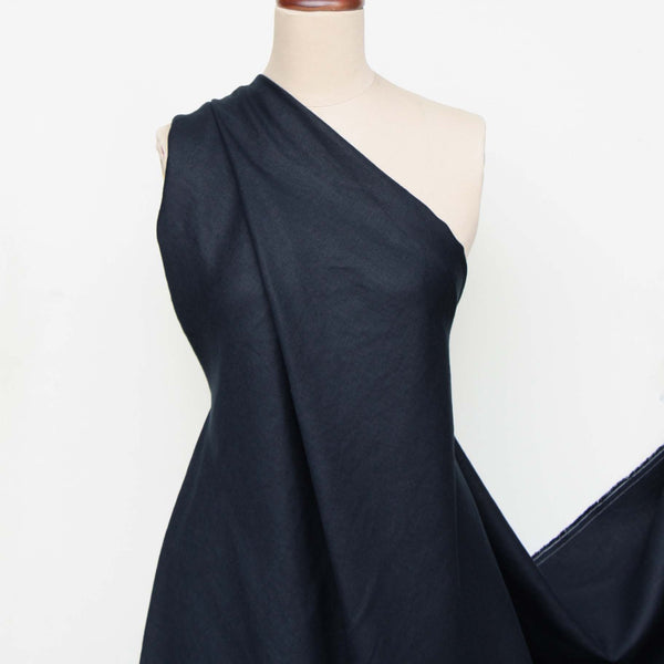 Heavy Navy Linen