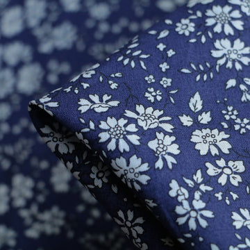 Capel Navy Augusta Linen/Cotton