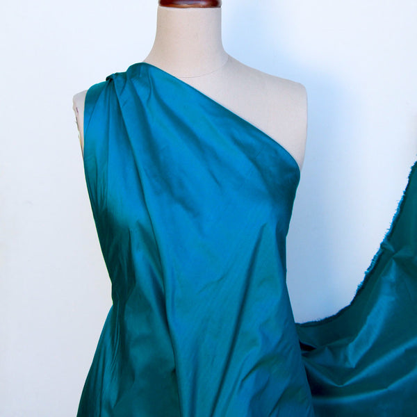 Peacock Silk Dupion