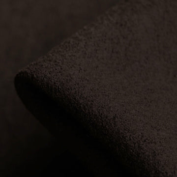 Dark Coco Boiled Wool