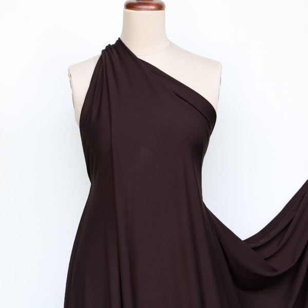 Bamboo Jersey Knit - Cocoa (265gsm)