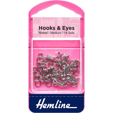 Hooks and Eyes - Size 2 (Nickel)