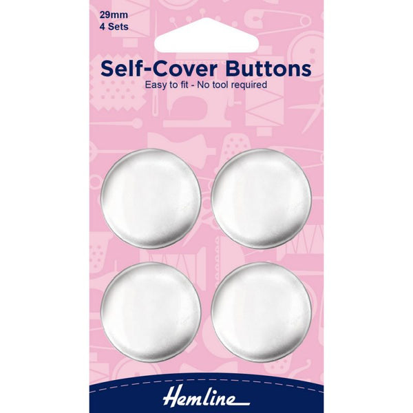 Hemline - Self-Cover Buttons (Metal) - 29mm