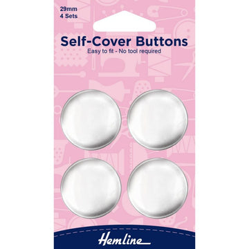 Hemline - Self-Cover Buttons (Metal) - 29mm