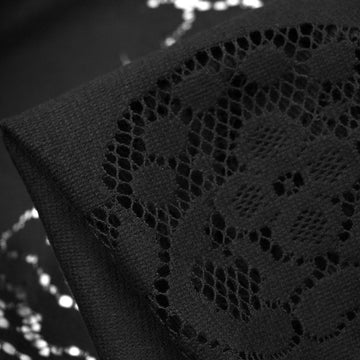 Cut Out Ebony - Panel Lace