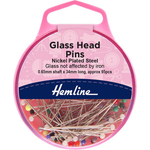 Hemline - Pins - Glass Head Pins
