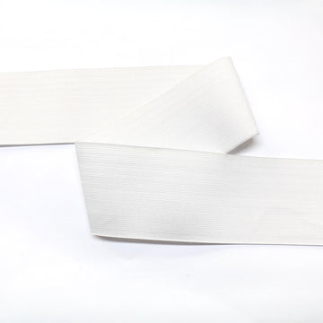 Knitted Non-Roll Elastic (75mm) - White