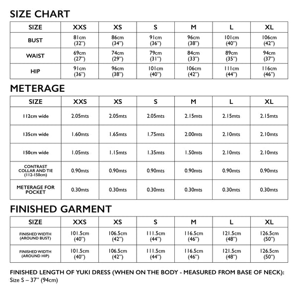 Yuki Dress Pattern