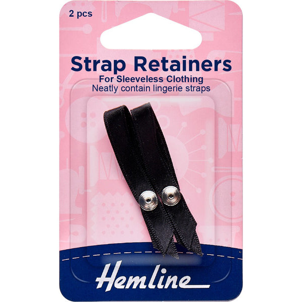 Hemline - Strap Retainers (Black)
