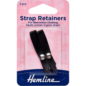 Hemline - Strap Retainers (Black)