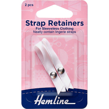 Hemline - Strap Retainers (White)