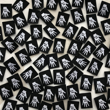 KATM Woven Labels - "MADE" - woven sewing labels 8 Pack