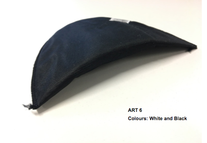 Covered Shoulder Pad - Set in sleeve