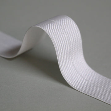 24mm Stretch Fold-Over Binding - Ivory