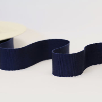 25mm Grosgrain Ribbon - Navy
