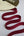 18mm Stretch Fold-Over Binding - Wine Red