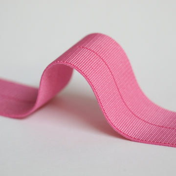 24mm Stretch Fold-Over Binding - Candy Pink