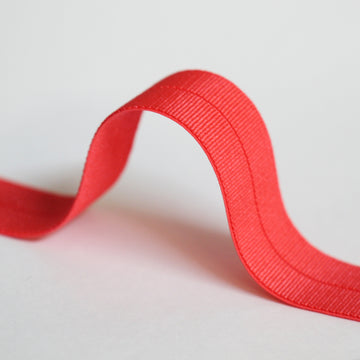 18mm Stretch Fold-Over Binding - Coral