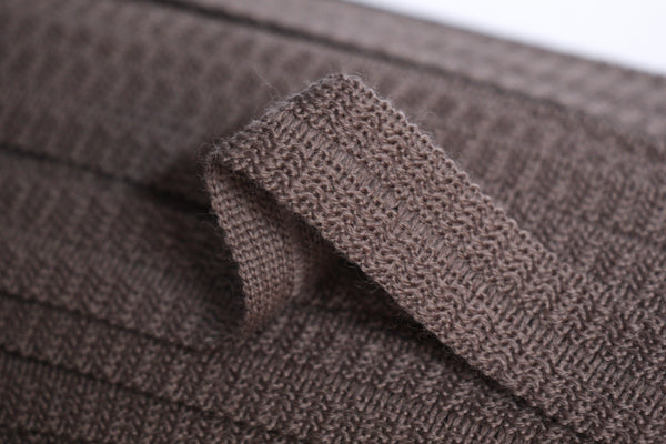 22mm Wool Binding - Mushroom Brown