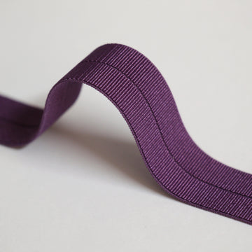 18mm Stretch Fold-Over Binding - Purple