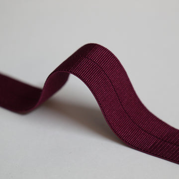 18mm Stretch Fold-Over Binding - Bordeaux