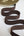 24mm Stretch Fold-Over Binding - Chocolate Brown
